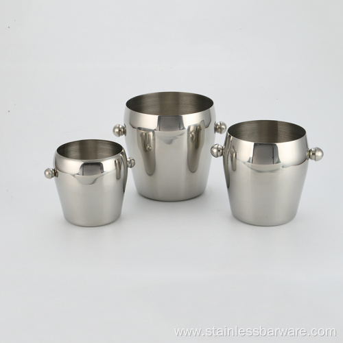 Stainless Steel Single Ice Bucket 1L 2L 3L